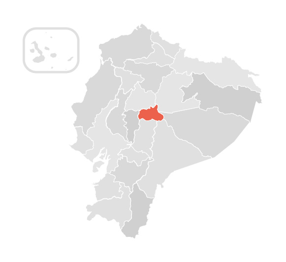 Mapa Tungurahua - Ecuador