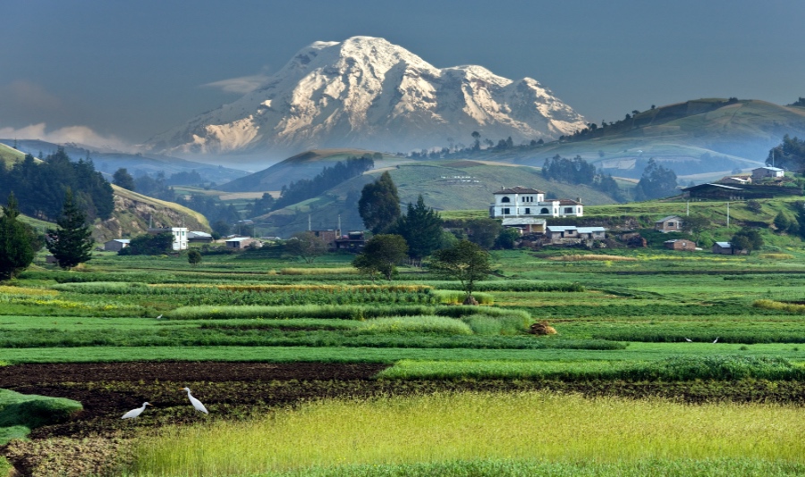 Chimborazo map - Ecuador